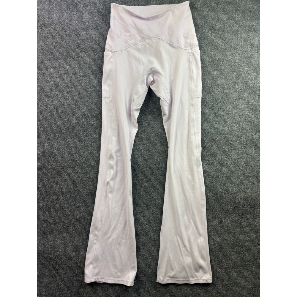 FP Movement Flare Leggings Womens XS Lavender Crossover High Waist Pockets